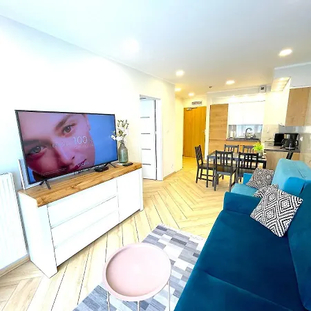 Appartement Superior Blue Przy Plazy- Free Pool, Saunas, Jacuzzi, Fitness, Salzgrotte Kołobrzeg