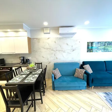 Appartement Superior Blue Przy Plazy- Free Pool, Saunas, Jacuzzi, Fitness, Salzgrotte