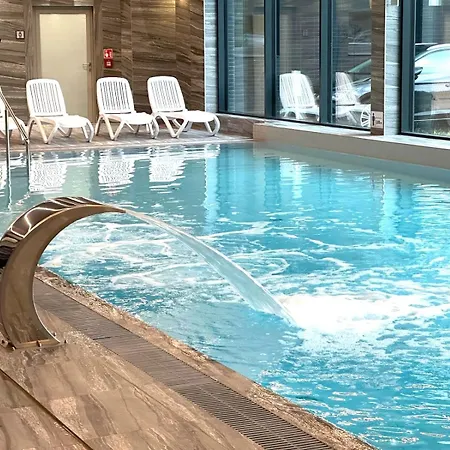 Appartement Superior Blue Przy Plazy- Free Pool, Saunas, Jacuzzi, Fitness, Salzgrotte *