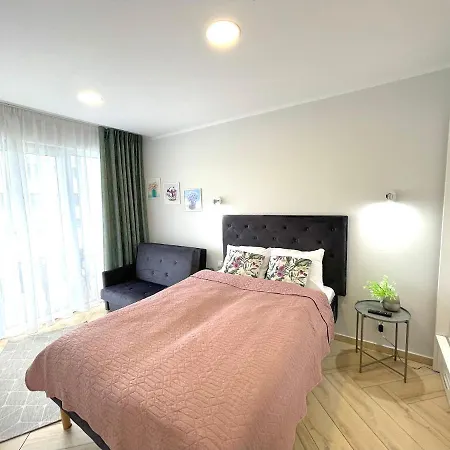 شقة Superior Blue Przy Plazy- Free Pool, Saunas, Jacuzzi, Fitness, Salzgrotte