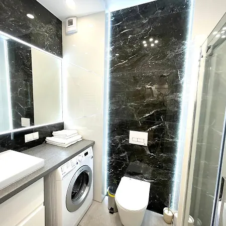 شقة Superior Blue Przy Plazy- Free Pool, Saunas, Jacuzzi, Fitness, Salzgrotte