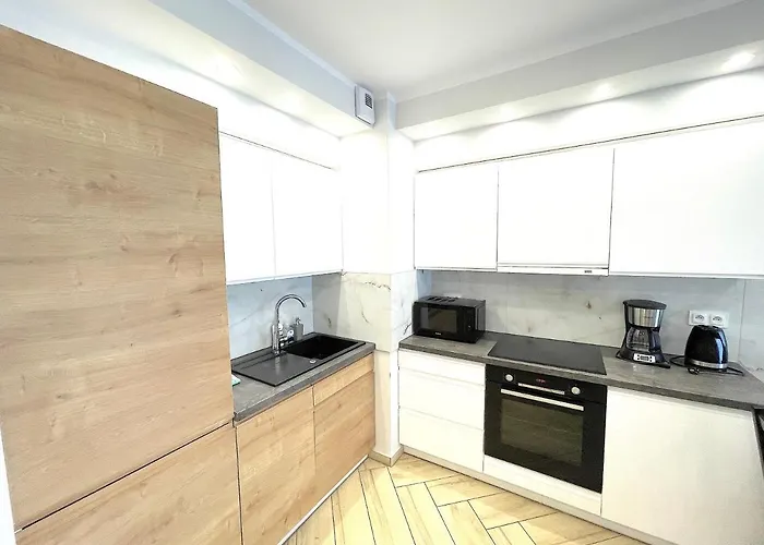 Апартаменты Superior Blue Przy Plazy- Free Pool, Saunas, Jacuzzi, Fitness, Salzgrotte