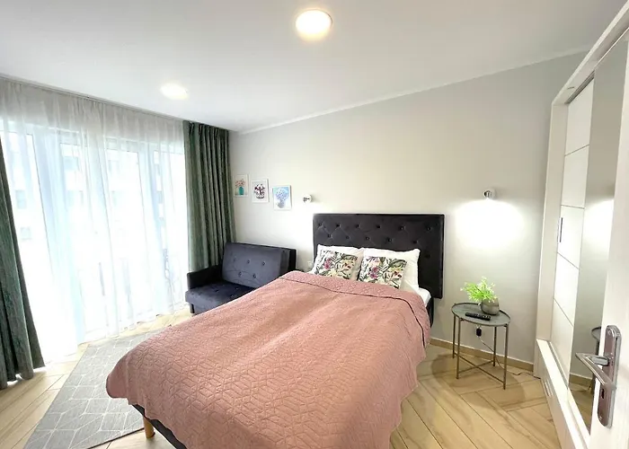 Апартаменты Superior Blue Przy Plazy- Free Pool, Saunas, Jacuzzi, Fitness, Salzgrotte