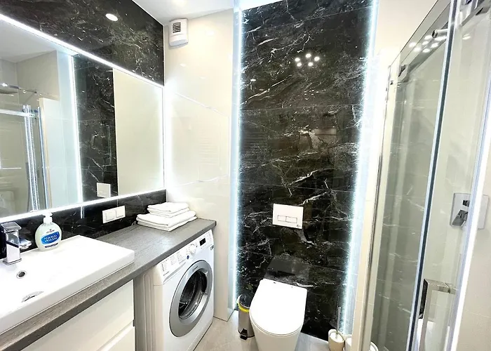 Апартаменты Superior Blue Przy Plazy- Free Pool, Saunas, Jacuzzi, Fitness, Salzgrotte