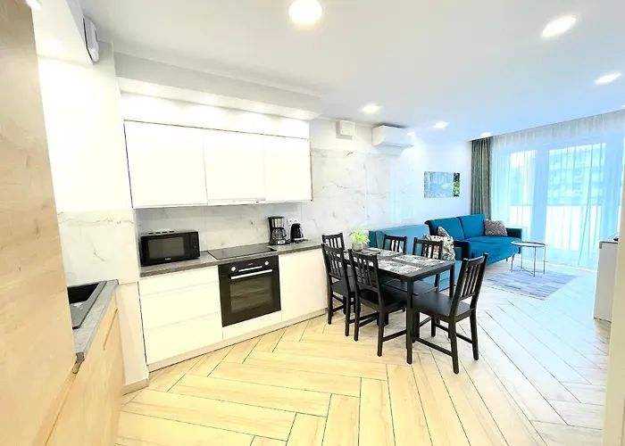 Superior Blue Przy Plazy- Free Pool, Saunas, Jacuzzi, Fitness, Salzgrotte Апартаменты Колобжег