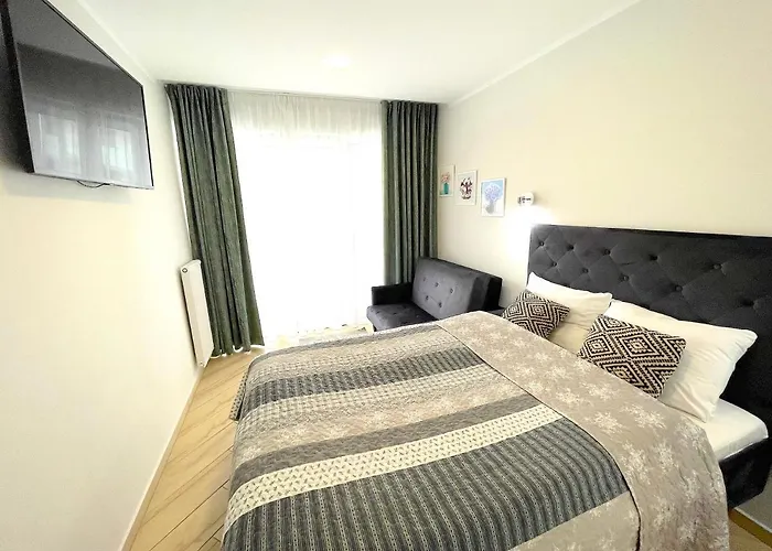 Апартаменты Superior Blue Przy Plazy- Free Pool, Saunas, Jacuzzi, Fitness, Salzgrotte Колобжег