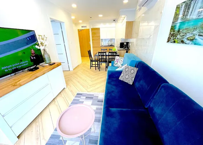 Superior Blue Przy Plazy- Free Pool, Saunas, Jacuzzi, Fitness, Salzgrotte * Колобжег