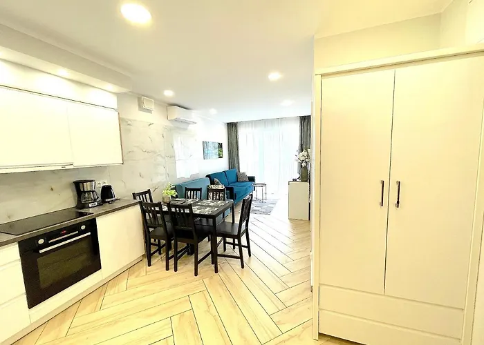 Superior Blue Przy Plazy- Free Pool, Saunas, Jacuzzi, Fitness, Salzgrotte Апартаменты Колобжег