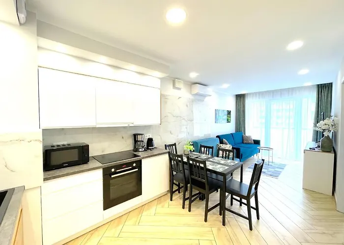 Superior Blue Przy Plazy- Free Pool, Saunas, Jacuzzi, Fitness, Salzgrotte Апартаменты Колобжег