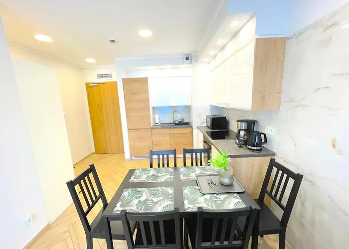 Апартаменты Superior Blue Przy Plazy- Free Pool, Saunas, Jacuzzi, Fitness, Salzgrotte *