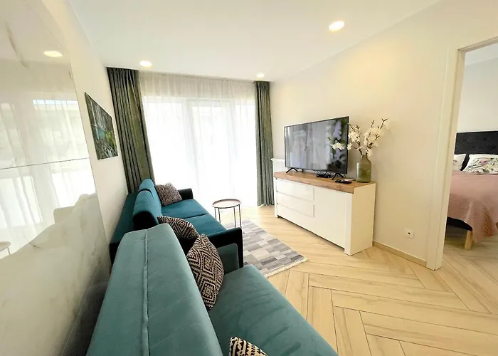 Superior Blue Przy Plazy- Free Pool, Saunas, Jacuzzi, Fitness, Salzgrotte Апартаменты