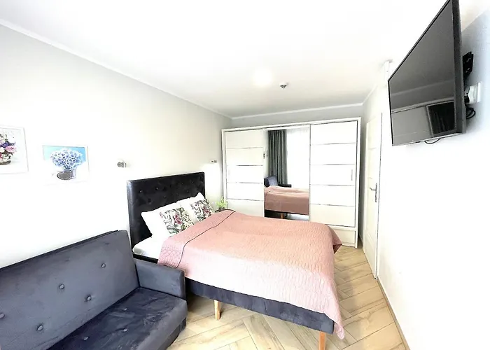 Апартаменты Superior Blue Przy Plazy- Free Pool, Saunas, Jacuzzi, Fitness, Salzgrotte Колобжег