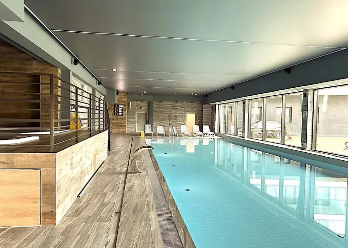 Апартаменты Superior Blue Przy Plazy- Free Pool, Saunas, Jacuzzi, Fitness, Salzgrotte Колобжег