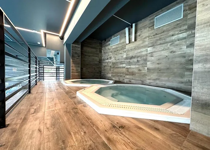 Апартаменты Superior Blue Przy Plazy- Free Pool, Saunas, Jacuzzi, Fitness, Salzgrotte *