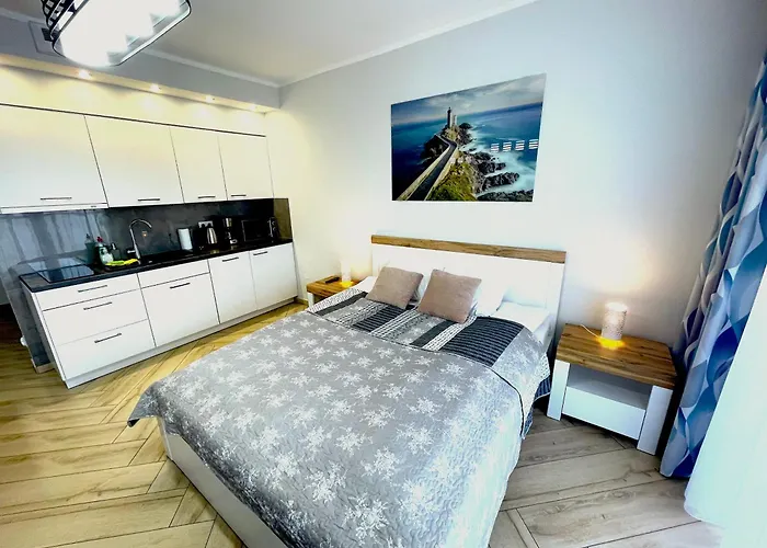 Superior Blue Przy Plazy- Free Pool, Saunas, Jacuzzi, Fitness, Salzgrotte Апартаменты Колобжег