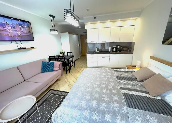 Superior Blue Przy Plazy- Free Pool, Saunas, Jacuzzi, Fitness, Salzgrotte Апартаменты